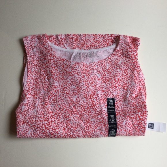 Cute Gap flare top w/ red and white star print XXL - Picture 3 of 10